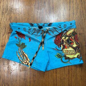 Christian Audigier Los Angeles Men’s Swim Trunks – Size L – Rare / Discontinued